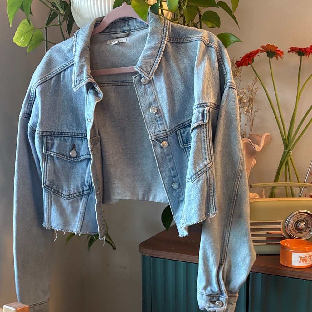 Topshop Light Blue Denim Jacket